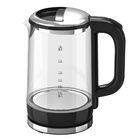 360 Degree Rotation Small Glass Electric Kettle With Hand Opening PP Lid