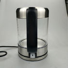 360 Degree Rotational Base Clear Glass Electric Kettle 304 Stainless Steel Parts